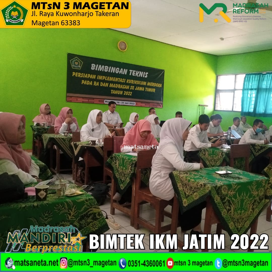 Bimtek IKM Jawa Timur 2022 via Zoom Online Group Magetan 2